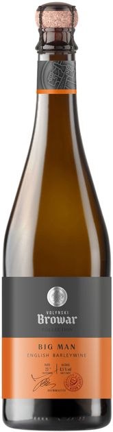 Пиво Volynski Browar Big Man темне 8.5% 0.75 л скло
